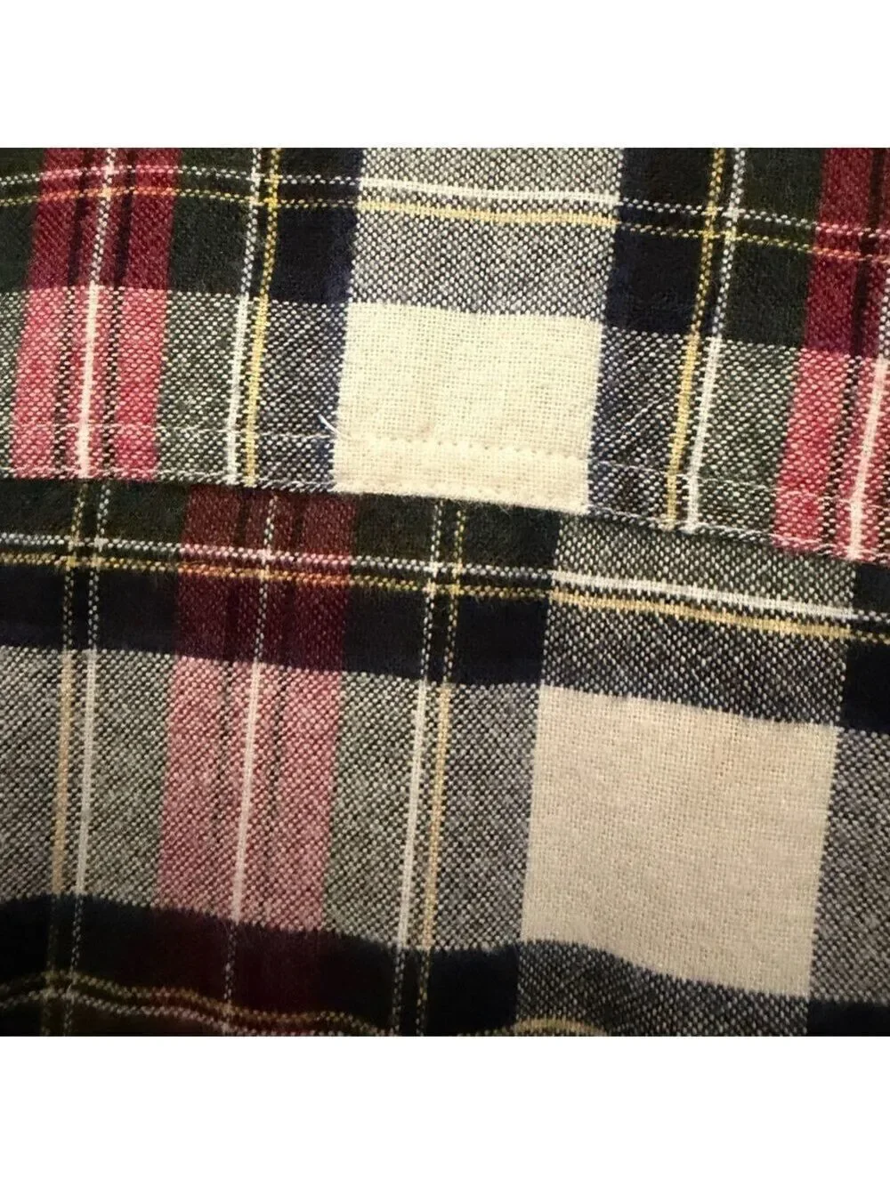 J.Crew Flannel Shirt with Elbow Patches Size Small
